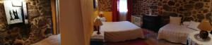 Cama ou camas em um quarto em Quinta da Ribeira