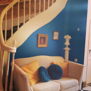 Posezení v ubytování B&B Château de Fajac la Selve