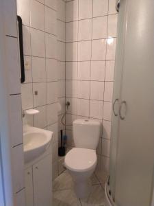 Kúpeľňa v ubytovaní Dom Gościnny Hanna