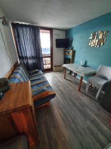 Posezení v ubytování Studio cabine 605 avec vue sur la Cerdagne