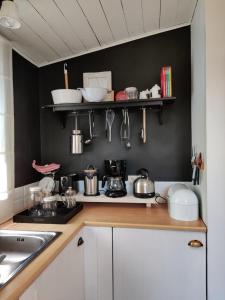 Кухня или мини-кухня в Het Ruytershuys

