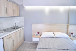 Postel nebo postele na pokoji v ubytování House Stelitsa