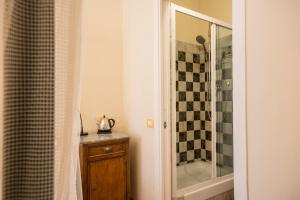 Koupelna v ubytování B&B Quattro Cantoni