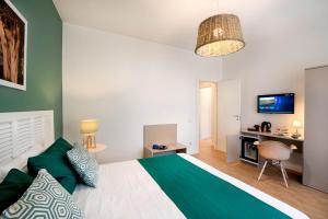 TV a/nebo společenská místnost v ubytování B&b Casa Cicci Sorrento Centre