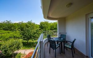 Balkón nebo terasa v ubytování Adria Apartments