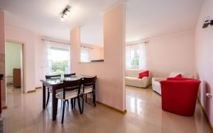 Posezení v ubytování Adria Apartments