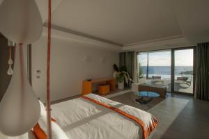 Postelja oz. postelje v sobi nastanitve Dream Villa Gustavia 701