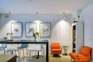 Ruang duduk di Bed en Breakfast de Olm