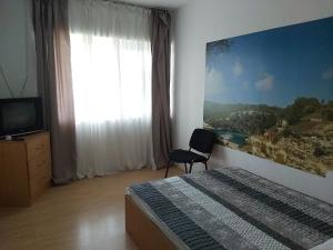 TV a/nebo společenská místnost v ubytování Vila Rocco