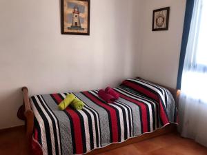 Кровать или кровати в номере Apartamento en pleno Parque Natural Cabo de Gata, Isleta del Moro