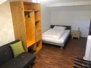 Postelja oz. postelje v sobi nastanitve Hotel Freihof