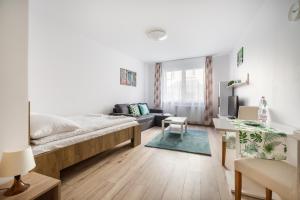 Postel nebo postele na pokoji v ubytování BpR Brody Street Home