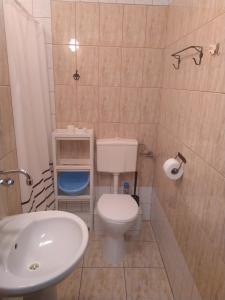 Kúpeľňa v ubytovaní Dom Gościnny Hanna