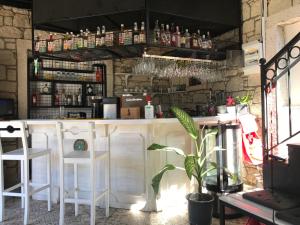 Lounge atau bar di Alacati Alaris Hotel