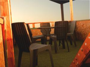 Balkón nebo terasa v ubytování Hostal Plaza Maule