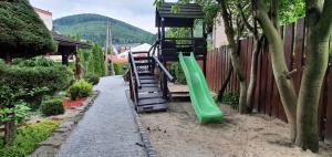 Vonkajšia záhrada v ubytovaní Aspen