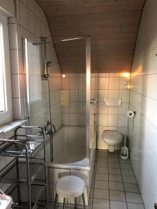 Kúpeľňa v ubytovaní Ferienhaus Irene