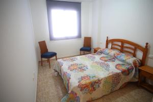 Postel nebo postele na pokoji v ubytování Apartamento oroblanc