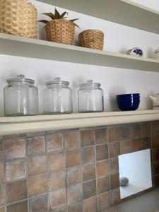 Kuchyň nebo kuchyňský kout v ubytování Keramoto Cottage