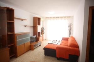 Posezení v ubytování Apartamento oroblanc