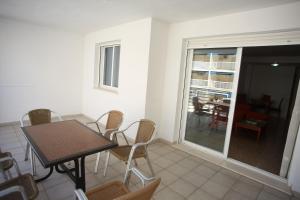 Posezení v ubytování Apartamento oroblanc