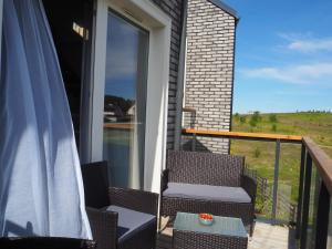 Balkón nebo terasa v ubytování Apartament Fala