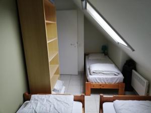 Een bed of bedden in een kamer bij Holiday Home Nieuwendamme