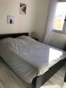 Postel nebo postele na pokoji v ubytování Port leucate T2 bis wifi les Sables 3