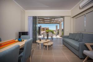 Posezení v ubytování Metsovo Big Apts