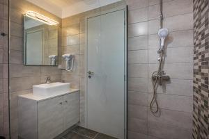 Vannituba majutusasutuses Metsovo Big Apts