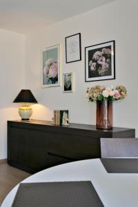 Krevet ili kreveti u jedinici u okviru objekta Lichtrijk appartement Oostende