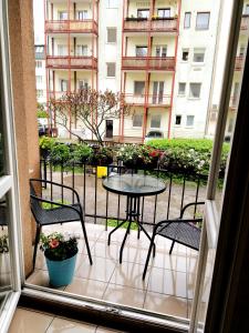 Balkón alebo terasa v ubytovaní Och!hostel