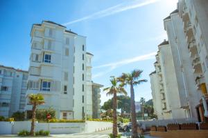 Das Gebäude in dem sich die Ferienwohnung befindet