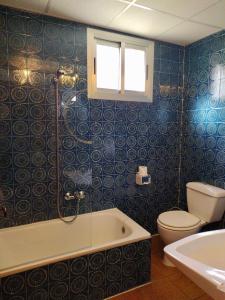 Phòng tắm tại Hostal Pirineos Meliz