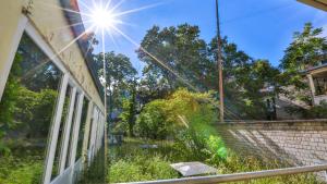 Zahrada ubytování Studio HIRSCH56 - Zentral-Ruhig-Terrasse-Netflix