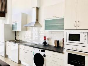 Køkken eller tekøkken på Luxury Carihuela Beach