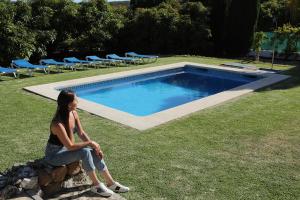 Bazén v ubytování Villa las Tinajas Luxury nebo v jeho okolí