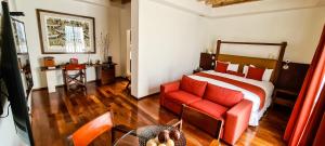 Postel nebo postele na pokoji v ubytování Hotel Boutique Casa San Diego