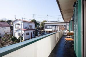 Villa Takaosan tesisinde bir balkon veya teras