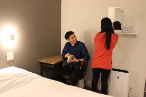 Hosté ubytování plat hostel keikyu minowa forest
