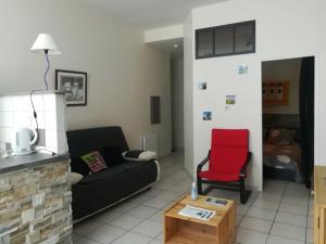 Χώρος καθιστικού στο Appartement Eaux bonnes