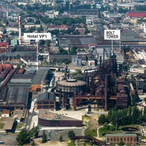 Nespecifikovaný výhled na destinaci Ostrava nebo výhled na město při pohledu z hotelu