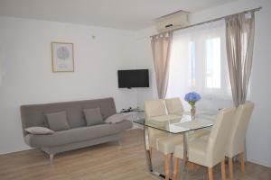 TV a/nebo společenská místnost v ubytování Apartments Janja