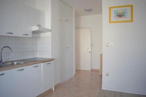 Kuchyň nebo kuchyňský kout v ubytování Apartments Janja