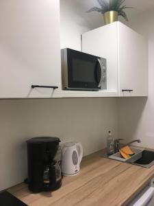 A kitchen or kitchenette at Appartement Hochkönigreich