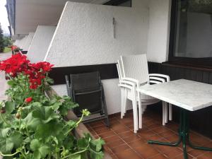 A seating area at Appartement Hochkönigreich