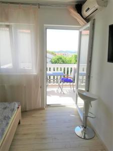 Balkón nebo terasa v ubytování Apartments Janja