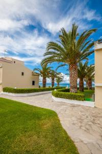 A garden outside Acroyali Beach House