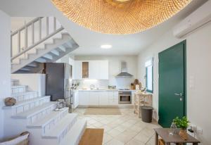A seating area at Acroyali Beach House