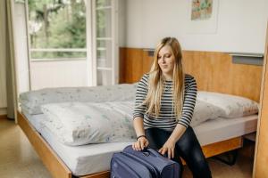 Bienenberg - Das Genusshotel im Grünen - Liestal客房内的一张或多张床位